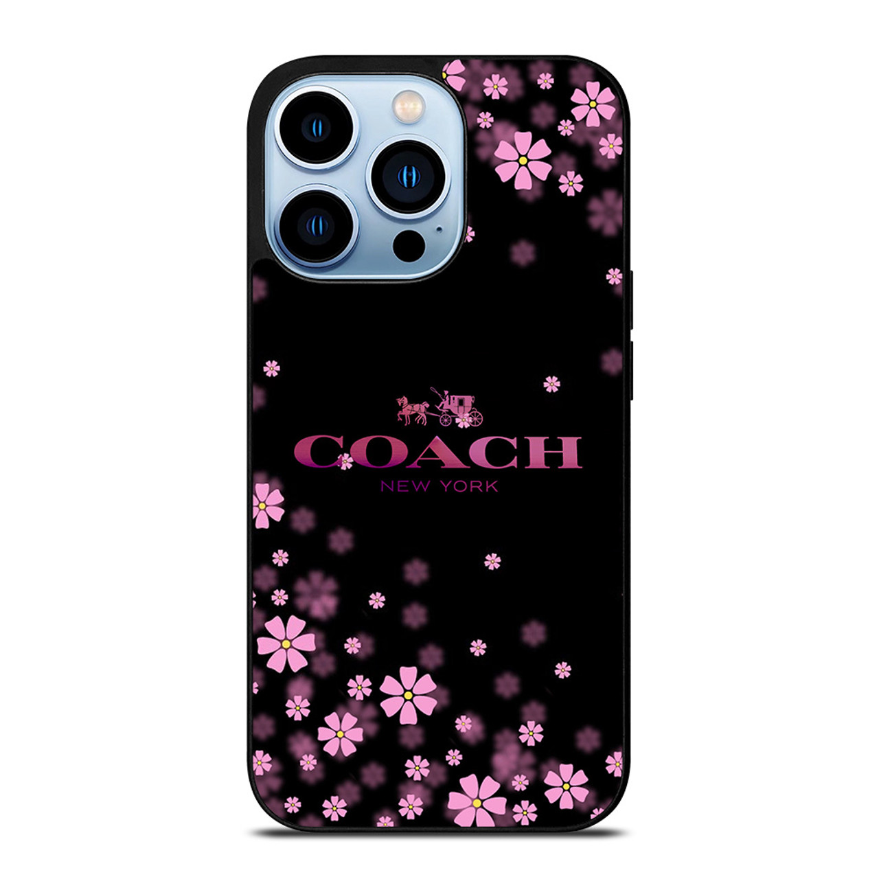 COACH FLOWERS PURPLE iPhone 13 Pro Max Case Cover